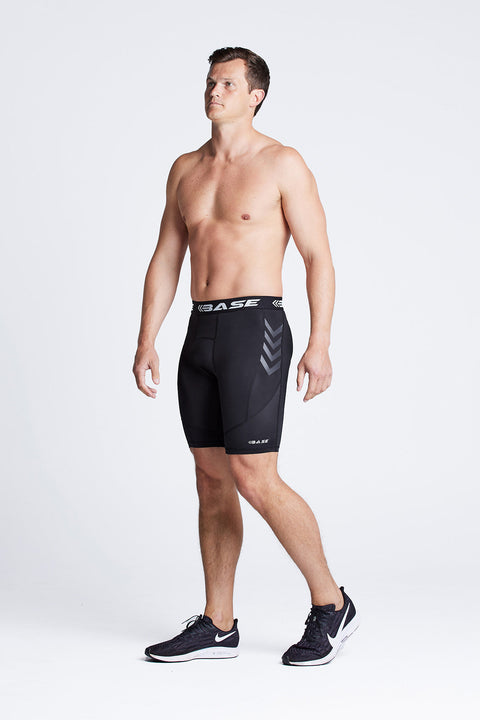 BASE Men's Endurance Compression Shorts - Black