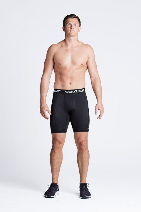 BASE Men's Endurance Compression Shorts - Black