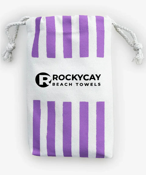 Sand Free Beach Towel - Lollipop Purple