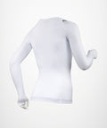 BASE Women's Long Sleeve Compression Tee -  White - back view