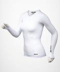 BASE Women's Long Sleeve Compression Tee -  White