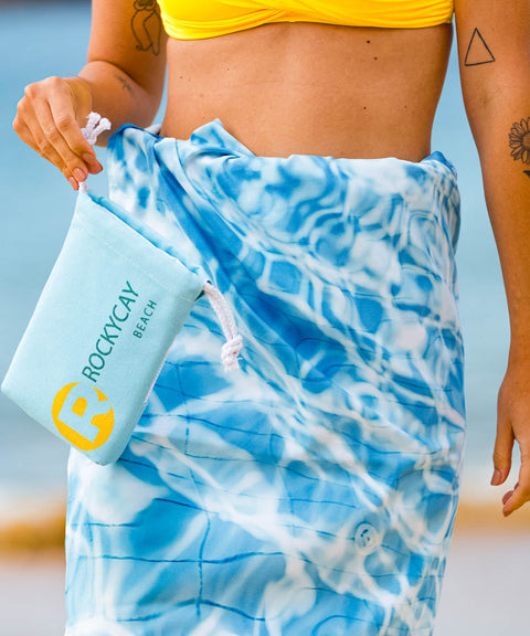 Extra Large Sand Free Beach Towel - The Pool