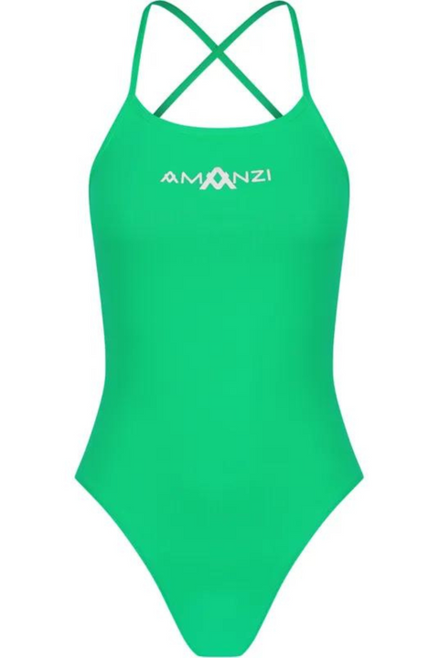 Girls Emerald Tie Back One Pice