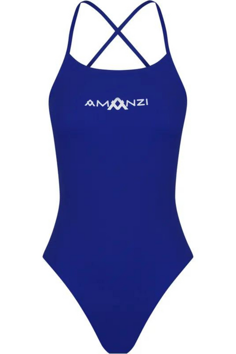 Girls Sapphire Tie Back One Piece