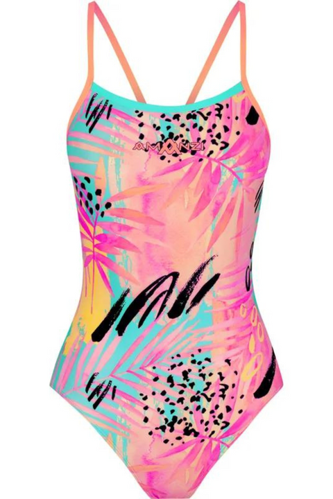 Girls Peachy Palms Proback One Piece