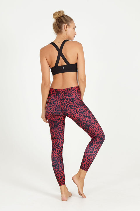 Night Cat High Waist Printed 7/8 Legging - CitySportOnline
