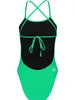 Girls Emerald Tie Back One Pice