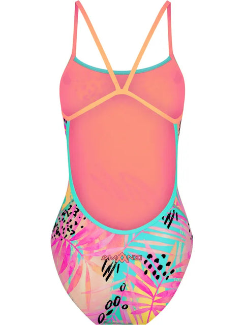 Girls Peachy Palms Proback One Piece