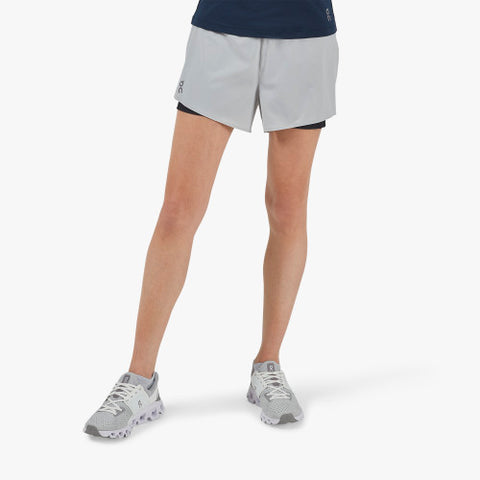 On Running Women's Running Shorts Glacier/Black